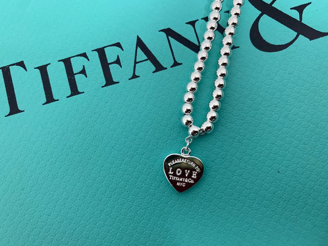 Tiffany & Co. Love Heart Charm Bracelet
